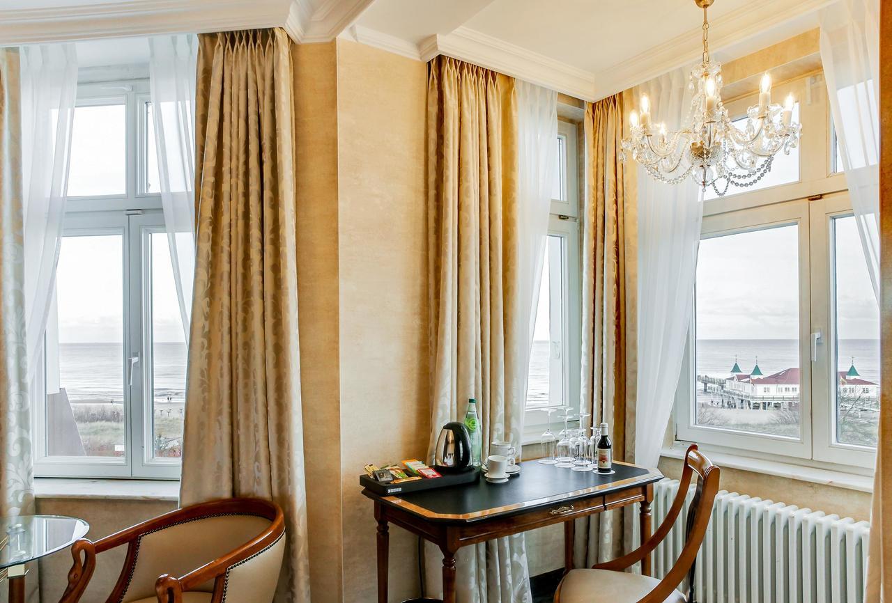 Seetelhotel Ahlbecker Hof Heringsdorf  Extérieur photo Curtains